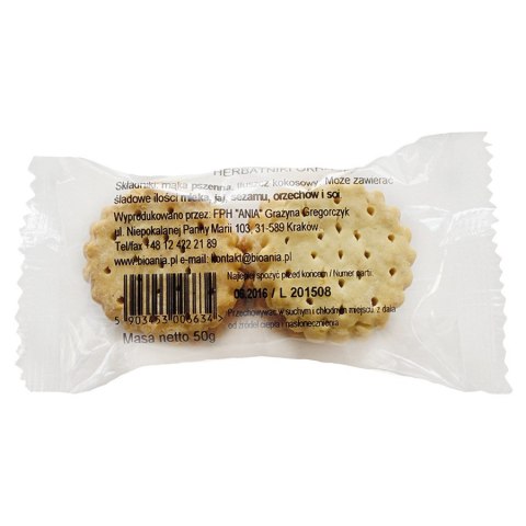Herbatniki okrągłe, 50g 