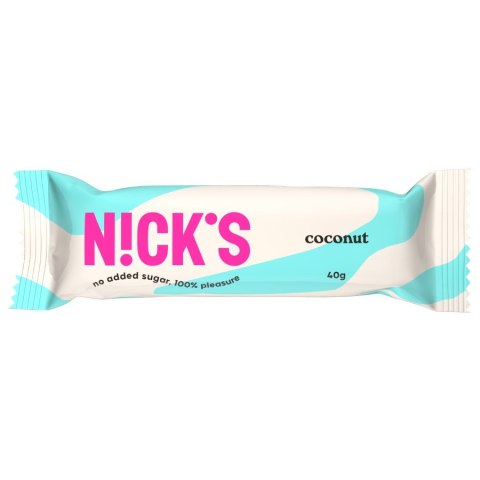 Baton kokosowy w czekoladzie mlecznej Nick's, 40g