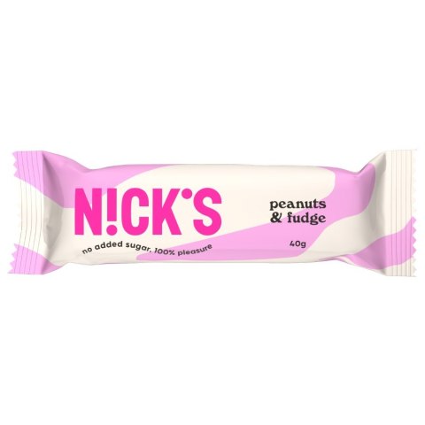 Baton o smaku krówkowym z orzechami ziemnymi Nick's, 40g