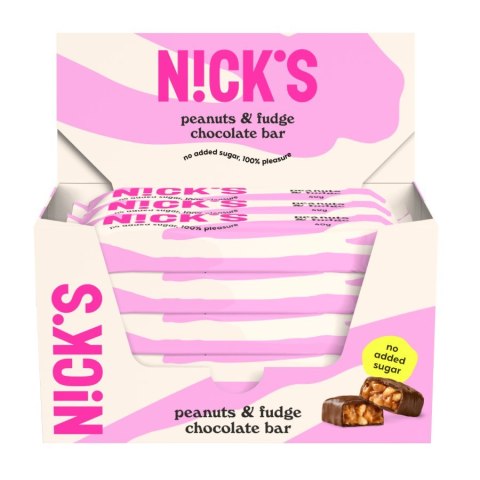 Baton o smaku krówkowym z orzechami ziemnymi Nick's, 40g