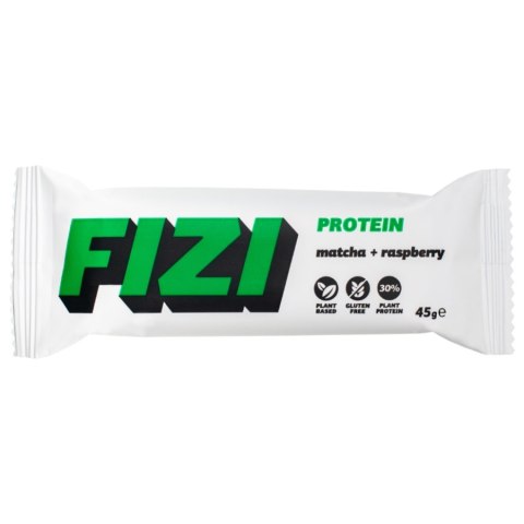 Baton proteinowy „MATCHA + RASPBERRY" Fizi, 45g