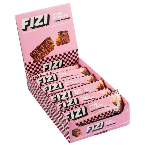 Baton w polewie czekoladowej „CRISPY HAZELNUT" FIZI, 40g