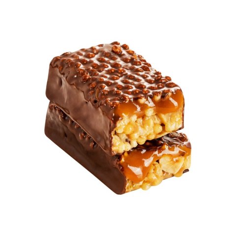 Baton w polewie czekoladowej „CRISPY HAZELNUT" FIZI, 40g