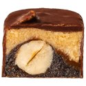 Baton w polewie czekoladowej „HAZELNUT + CARAMEL" Fizi, 45g