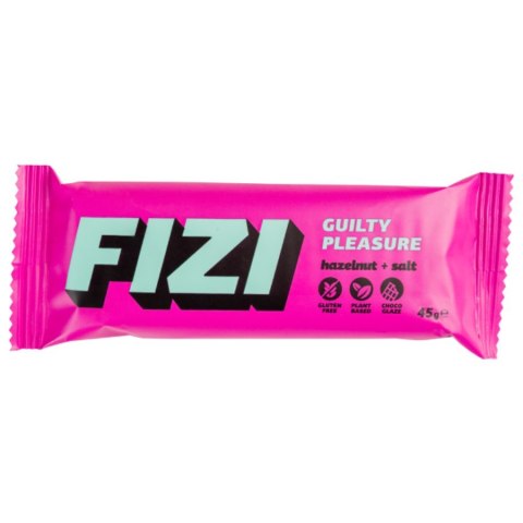 Baton w polewie czekoladowej „HAZELNUT + SALT" Fizi, 45g