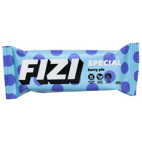 Baton w różowej polewie „BERRY PIE" Fizi, 45g