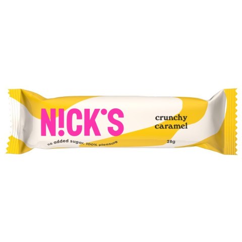 Baton z chrupiącym karmelem i migdałami Nick's, 28g