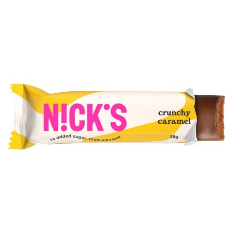 Baton z chrupiącym karmelem i migdałami Nick's, 28g