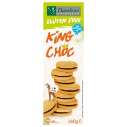 Bezglutenowe ciastka King Choc Damhert, 125g