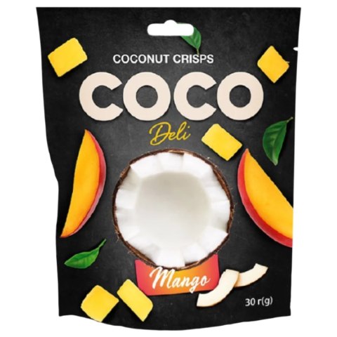 Chipsy kokosowe o smaku mango Coco Deli, 30g