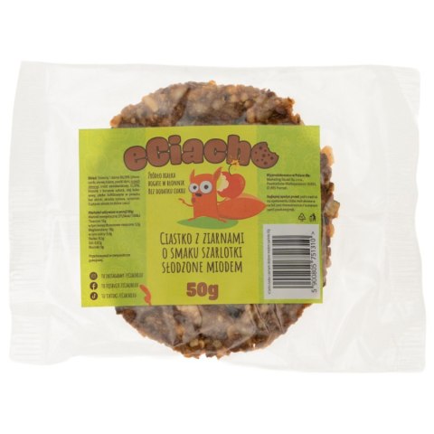 Ciastko z ziarnami o smaku szarlotki eCiacho, 50g