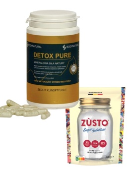 Detox Pure - ZEOLIT kapsułki 200 szt. + słodzik GRATIS