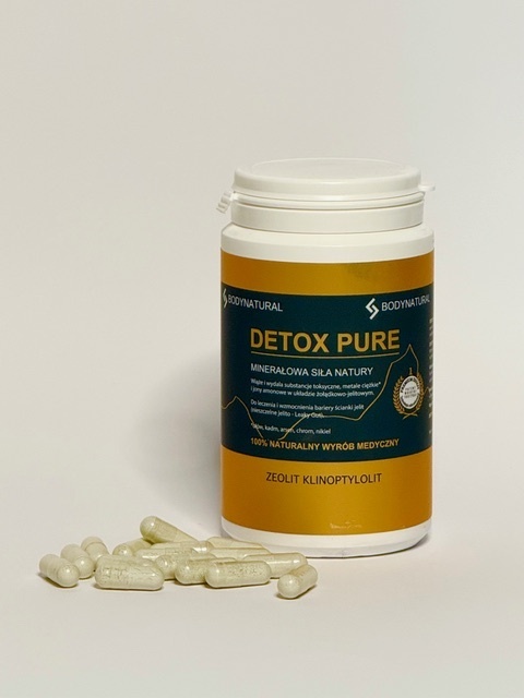 Detox Pure - ZEOLIT kapsułki 200 szt. + słodzik GRATIS