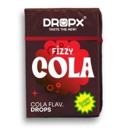 Drażetki bez cukru o smaku Coli DROPX, 20g