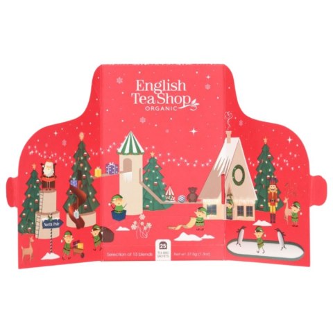 Kalendarz adwentowy z herbatami BIO English Tea, 37,5 g (25szt)