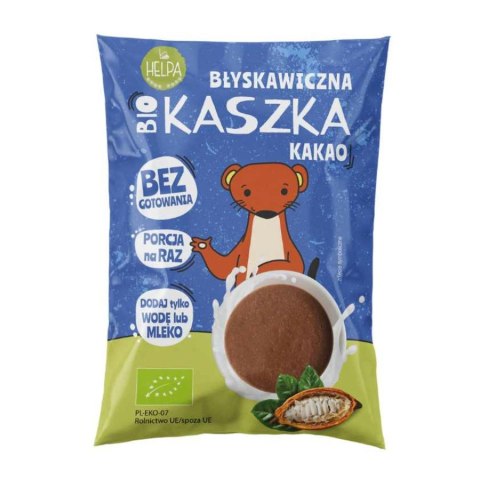 Kaszka błyskawiczna jaglana kakaowa BIO Helpa, 35g
