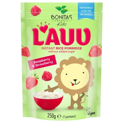 Kaszka ryżowa z truskawkami i malinami BIO Bonitas, 250g