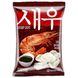 Krewetkowe chipsy Teriyaki Shrips, 50g
