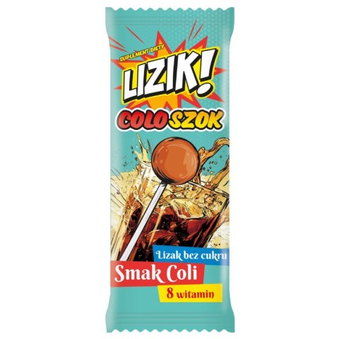 LIZIK! COLOSZOK Lizak bez cukru o smaku cooli Starpharma, 8g