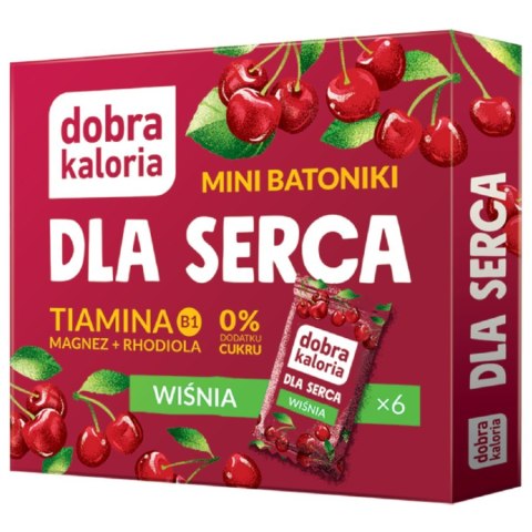 Minibatoniki "Dla serca" o smaku wiśniowym Dobra Kaloria, 102g