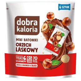 Minibatoniki - orzech laskowy Dobra Kaloria, 108g