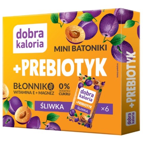 Minibatoniki śliwka + "Prebiotyk" Dobra Kaloria, 102g
