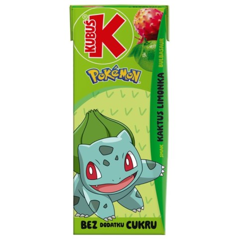 Napój o smaku kaktusa z limonką Kubuś, 200 ml