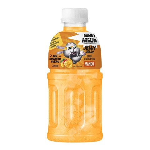 Napój z sokiem z mango NFC oraz galaretką kokosową Bunny Ninja, 320 ml