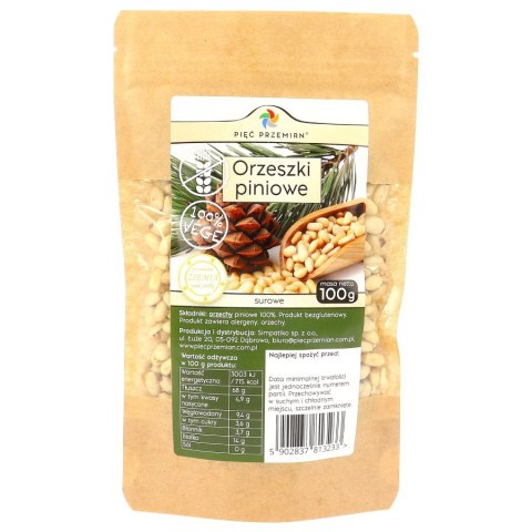 Orzechy piniowe Pięć Przemian, 100g