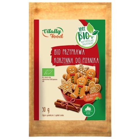 Przyprawa korzenna do piernika Vitally Food BIO, 30g
