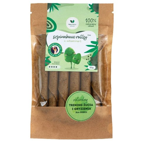 Szpinakowe rollsy z witaminą C Naturalnie Zdrowi, 50g