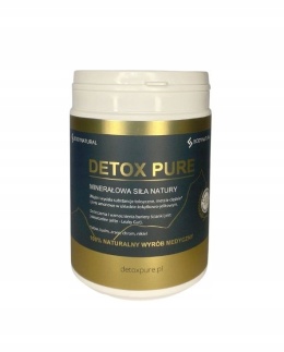 Zeolit Medyczny DetoxPure detoks oczyszczanie jelit 400g proszek + słodzik GRATIS