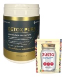 Zeolit Medyczny DetoxPure detoks oczyszczanie jelit 400g proszek + słodzik GRATIS