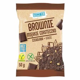 1 Ciastko brownie czekolada i kakao Frank&Oli, 50g PROMO