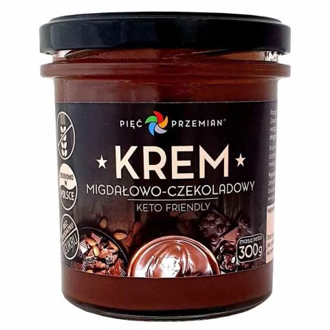 1 Krem migdałowo-czekoladowy KETO Pięć Przemian, 300g PROMO
