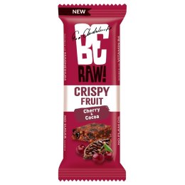 Baton owocowy Crispy Fruit Wiśnia - Kakao BeRaw, 40g