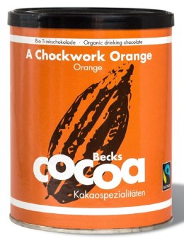 CZEKOLADA DO PICIA POMARAŃCZOWO - IMBIROWA FAIR TRADE BEZGLUTENOWA BIO 250 g - BECKS COCOA