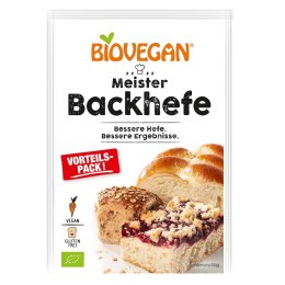 DROŻDŻE SUSZONE BEZGLUTENOWE BIO (3 x 7 g) 21 g - BIOVEGAN