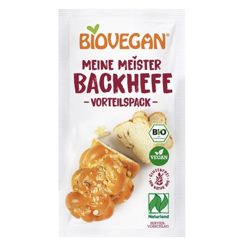 DROŻDŻE SUSZONE BEZGLUTENOWE BIO 7 g - BIOVEGAN