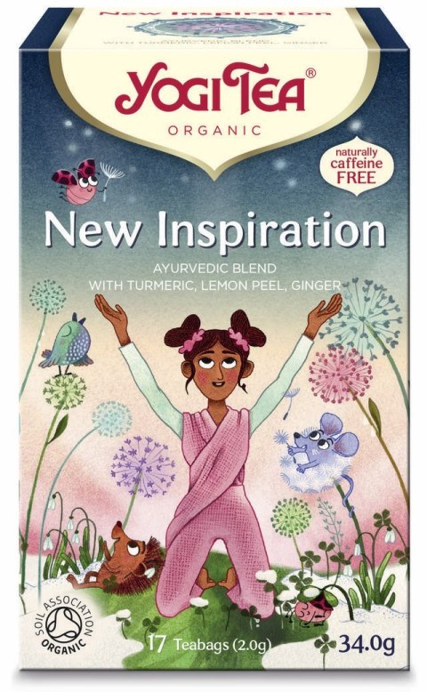 HERBATKA NEW INSPIRATION BIO (17 x 2 g) 34 g - YOGI TEA