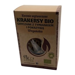 KRAKERSY GRYCZANE Z TYMIANKIEM I POKRZYWĄ BIO 90 g - EKOFLORKA