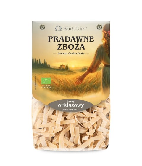 MAKARON (ORKISZOWY JASNY) TAGLIATELLE BIO 250 g - BARTOLINI (PRADAWNE ZBOŻA)