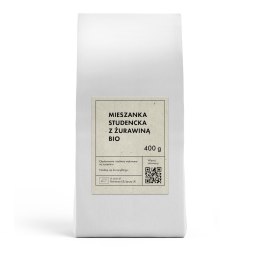 MIESZANKA STUDENCKA Z ŻURAWINĄ BIO 400 g - THE PLANET