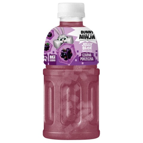 Napój z sokiem z czarnej porzeczki NFC oraz galaretką kokosową Bunny Ninja, 320 ml
