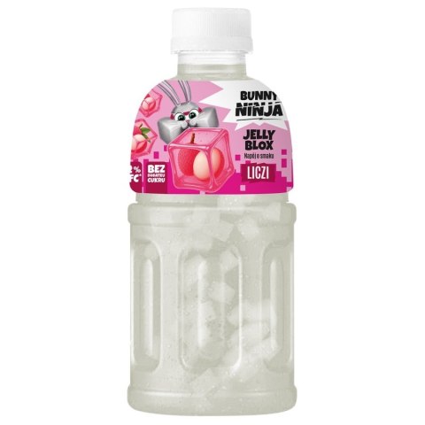 Napój z sokiem z liczi NFC oraz galaretką kokosową Bunny Ninja, 320 ml