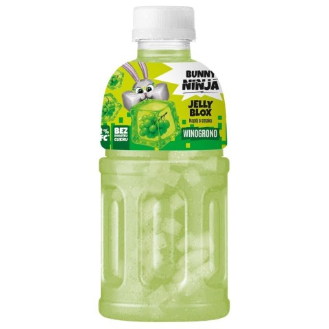 Napój z sokiem z winogron NFC oraz galaretką kokosową Bunny Ninja, 320 ml
