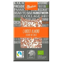 TABLICZKA KAKAOWA MIGDAŁY - SÓL FAIR TRADE BIO 30 g - MEYBONA