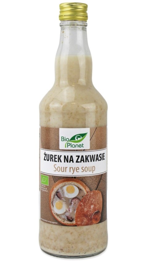 ŻUREK NA ZAKWASIE NIEPASTERYZOWANY BIO 500 ml - BIO PLANET