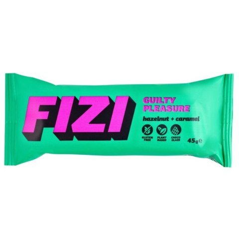 Baton w polewie czekoladowej „HAZELNUT + CARAMEL" Fizi, 45g
