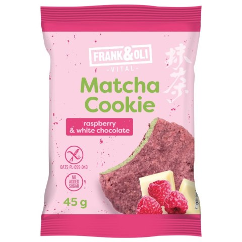Ciastko Matcha Malina & czekolada Frank & Oli, 45g